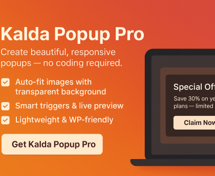 Kalda Popup Pro