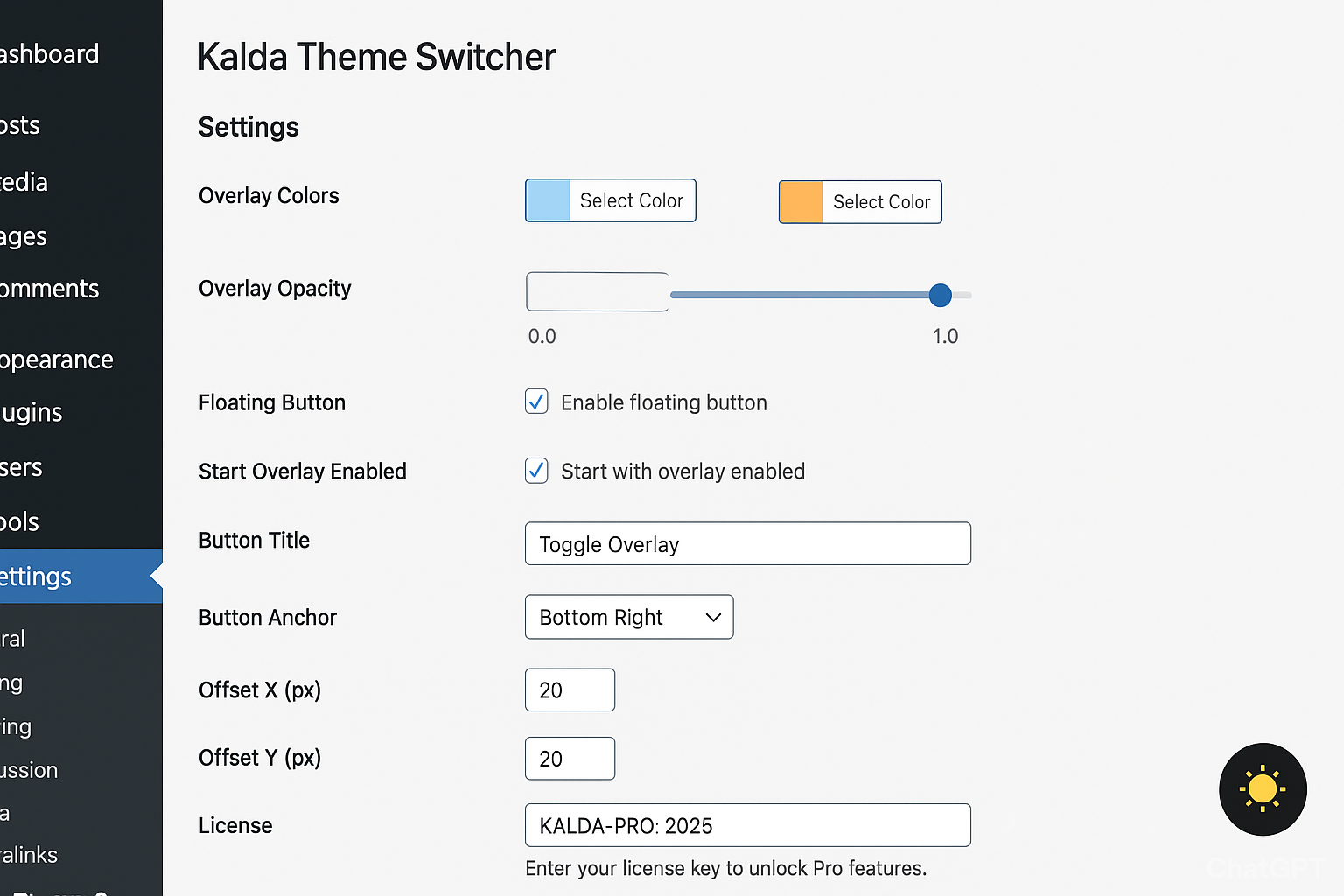 Kalda Theme Switcher